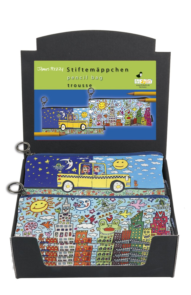 Pennfodral, James Rizzi, Bordsdisplay med 20 st., TEMA-produkt