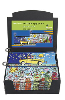 Penalhus, James Rizzi, Borddisplay med 20 stk. TEMA-produkt