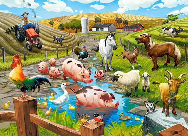 Life on the Farm, 70-bitarspussel (B-070060)