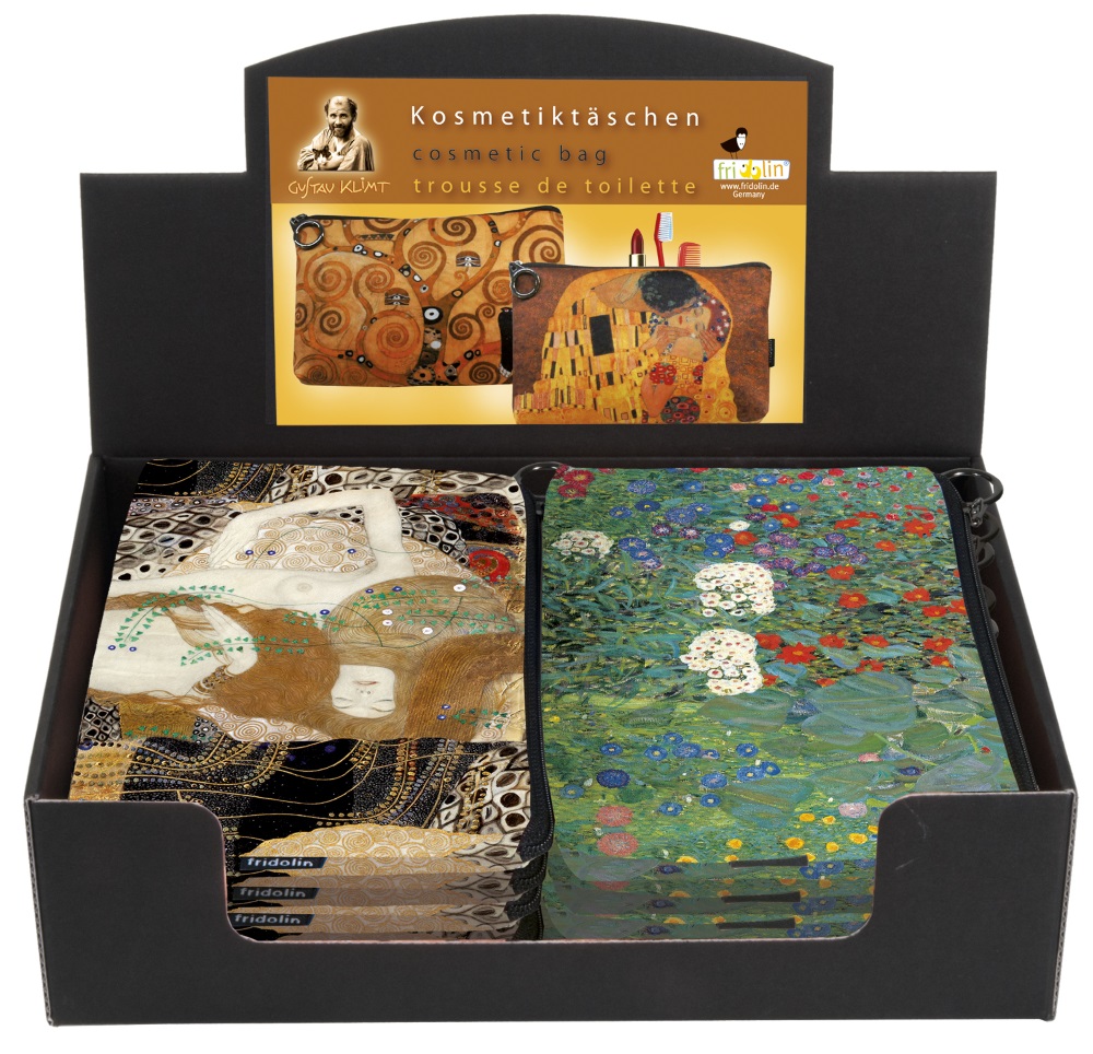 Necessärer, Liten, Gustav Klimt, Edition II, Bordsdisplay med 12 st., TEMA-produkt