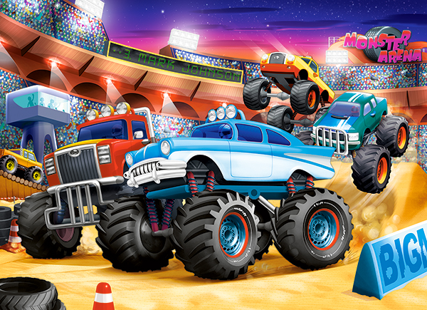 Monster Truck Show, 70-bitarspussel (B-070077)