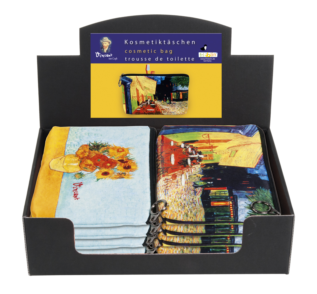 Necessärer, Liten, Vincent van Gogh, Bordsdisplay med 12 st., TEMA-produkt