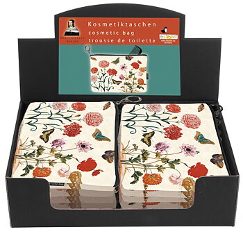 Toilettasker, Lille, Maria Sibylla Merian, Borddisplay med 12 stk.