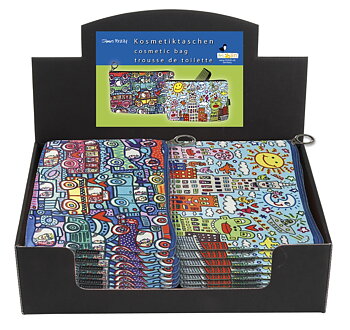 Toilettasker, Lille, James Rizzi, Borddisplay med 12 stk. TEMA-produkt
