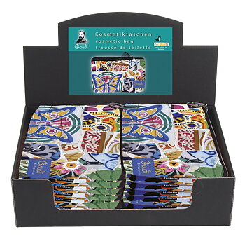 Toilettasker, Lille, Gaudi, Borddisplay med 12 stk. TEMA-produkt