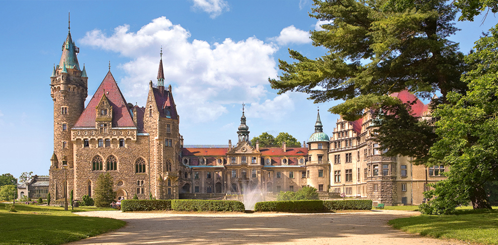 Moszna Castle, Poland, puslespil med 4000 brikker (C-400027)