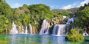 Krka Waterfalls, Croatia, puslespil med 4000 brikker (C-400133)