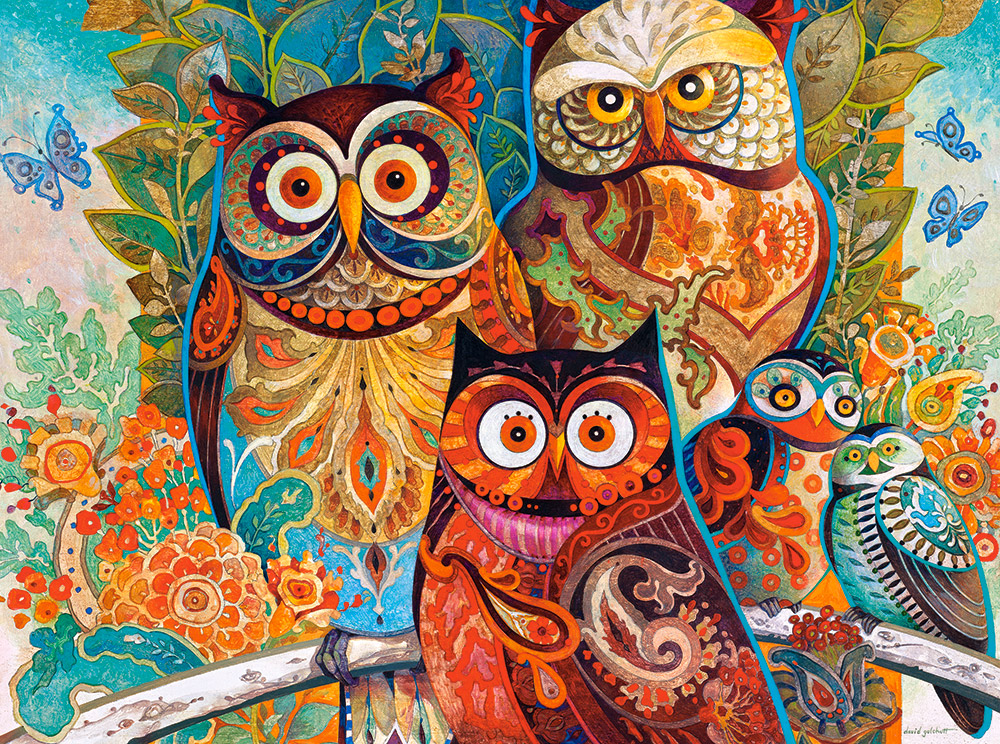 Owls, 2000-bitarspussel (C-200535)