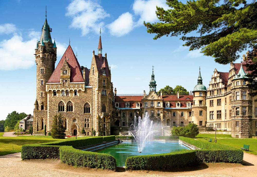 Moszna Castle, Poland, puslespil med 1500 brikker (C-150670)