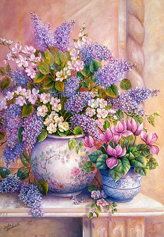 Lilac Flowers, puslespil med 1500 brikker (C-151653)