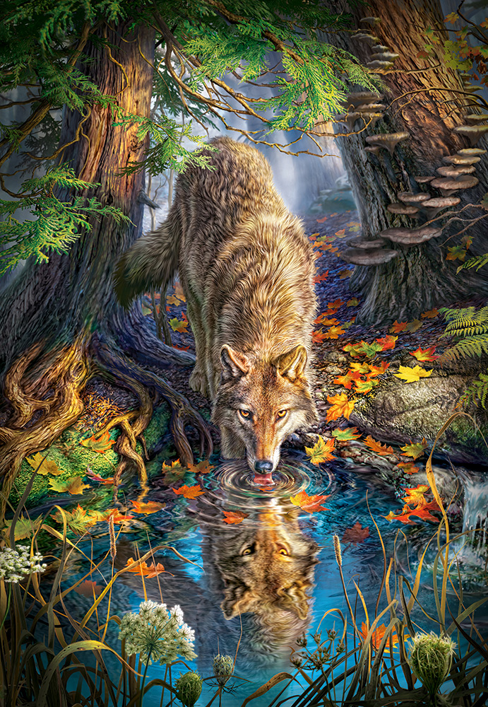 Wolf in the Wild, puslespil med 1500 brikker (C-151707)