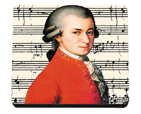 Glasunderlägg MDF, Mozart