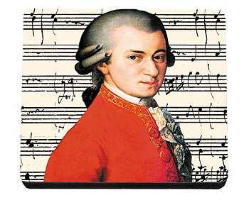Glasunderlägg MDF, Mozart