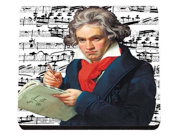 Glasunderlägg MDF, Beethoven