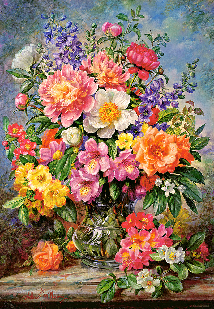 June Flowers in Radiance, 1000-bitarspussel (C-103904)