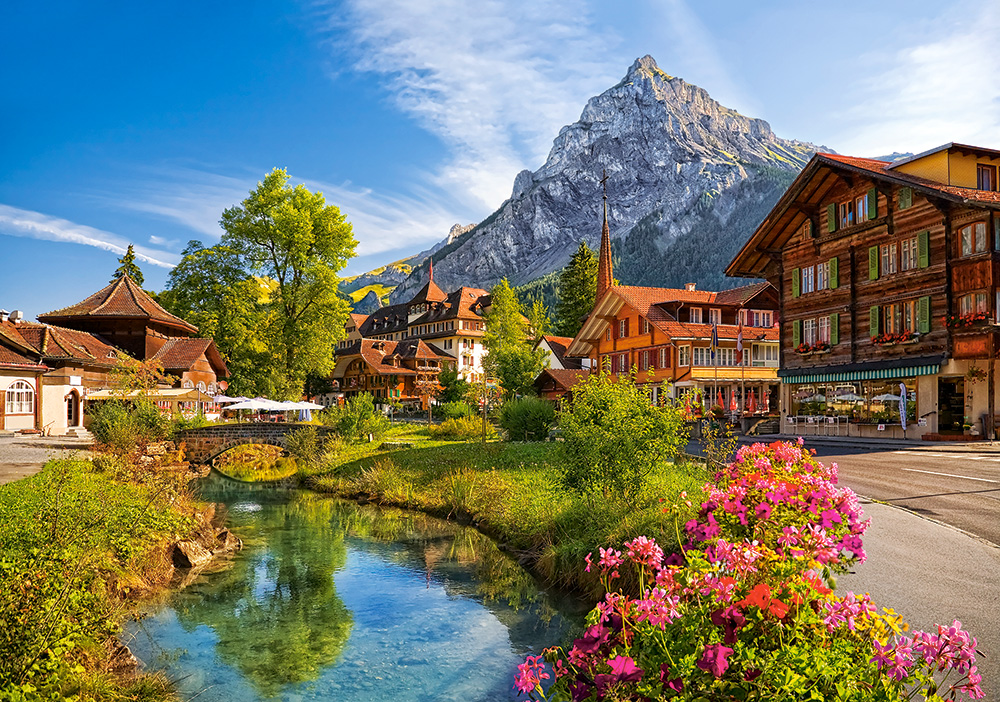 Kandersteg, Switzerland, puslespil med 500 brikker (B-52363)