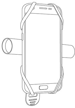 Telefonholder til cykel