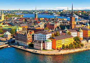 The Old Town of Stockholm, Sweden, 500-bitarspussel (B-52790)