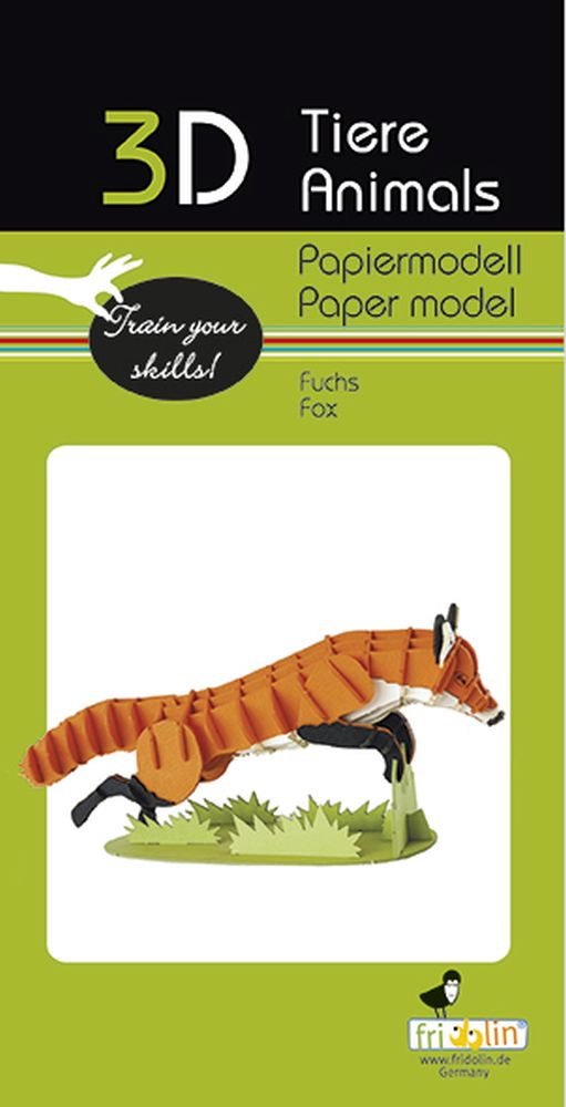 3D-pappersmodell, Räv