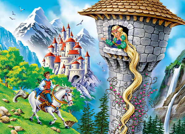 Rapunzel, puslespil med 260 brikker (B-27453)