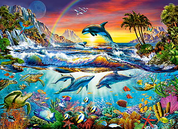 Paradise Cove, puslespil med 300 brikker (B-030101), TEMA-produkt