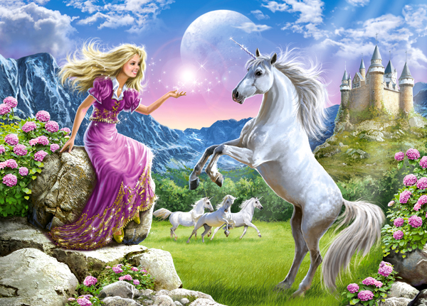My friend Unicorn, 180-bitarspussel (B-018024)