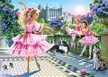 Ballet Dancers, puslespil med 180 brikker (B-018222)