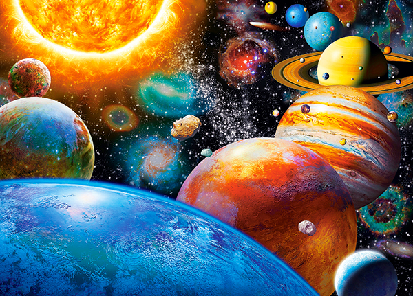 Planets and their Moons, 180-bitarspussel (B-018345)