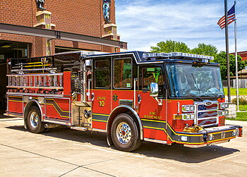 Fire Engine, puslespil med 180 brikker (B-018352)