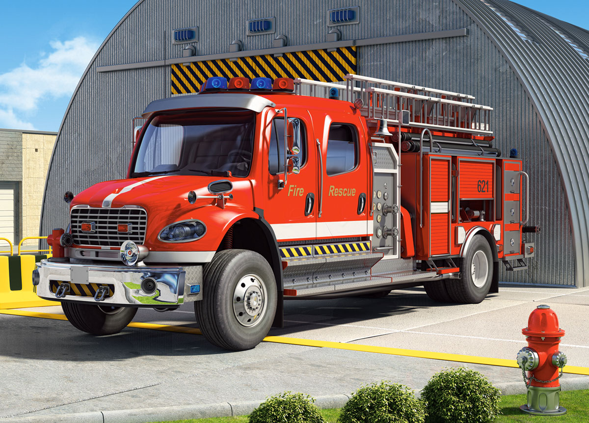 Fire Engine, 120-bitarspussel (B-12831)