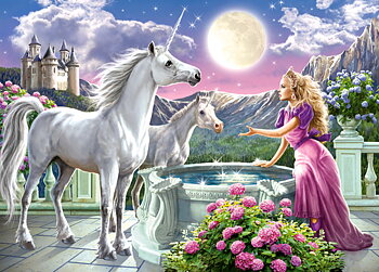 Princess and her Unicorns, 120-bitarspussel (B-13098)
