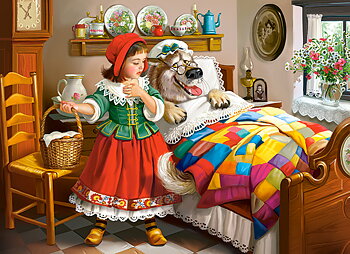 Little Red Riding Hood, 120-bitarspussel (B-13227)