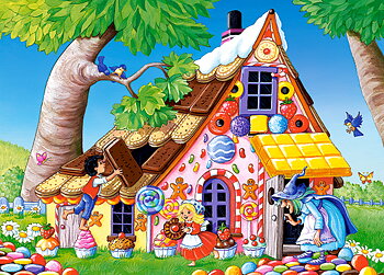 Hansel and Gretel, 120-bitarspussel (B-13333)