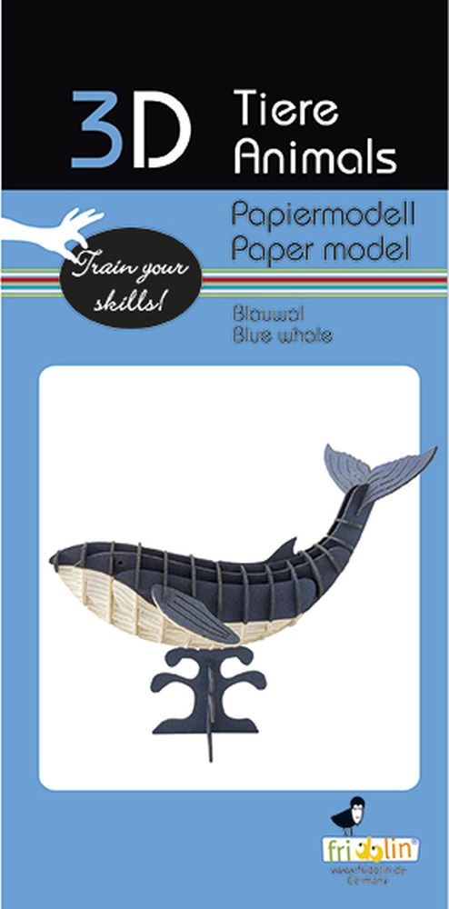 3D-pappersmodell, Blåval