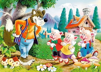Three Little Pigs, 60-bitarspussel (B-06519)