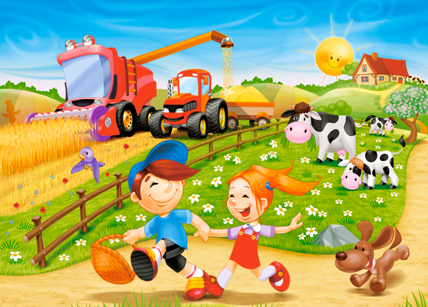 Summer in the Countryside, 60-bitarspussel (B-06878)