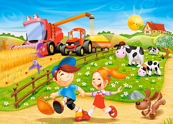 Summer in the Countryside, 60-bitarspussel (B-06878)