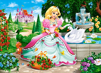 Princess with Swan, 60-bitarspussel (B-066056)