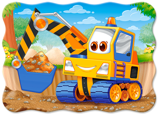 Yellow Digger, 30-bitarspussel (B-03464)
