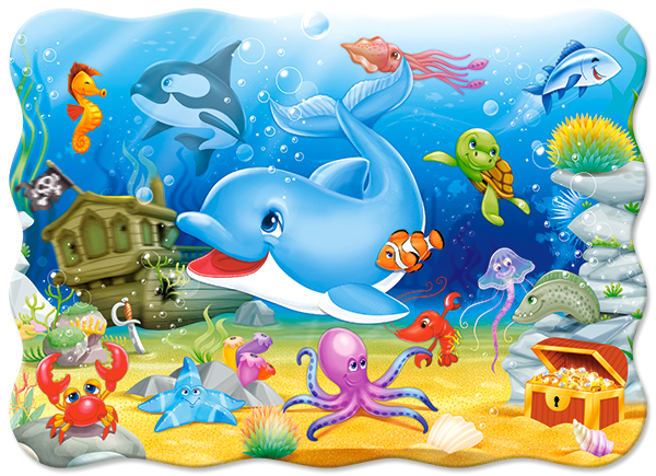 Underwater Friends, 30-bitarspussel (B-03501)