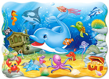 Underwater Friends, 30-bitarspussel (B-03501)
