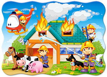 Fire Brigade in Action, 30-bitarspussel (B-03525)