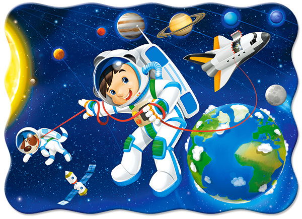 Space Walk, puslespil med 30 brikker (B-03594)