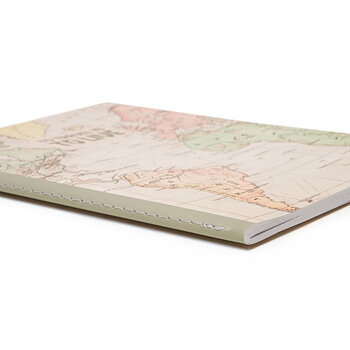 Notesbog, Quaderno Medium, Linjeret, Travel (A5NOT0013)
