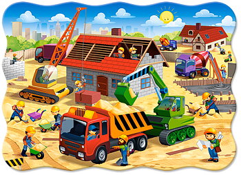 House in Construction, 30-bitarspussel (B-03686)
