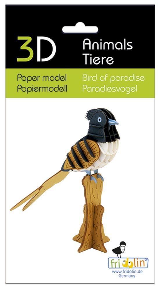 3D-pappersmodell, Paradisfågel