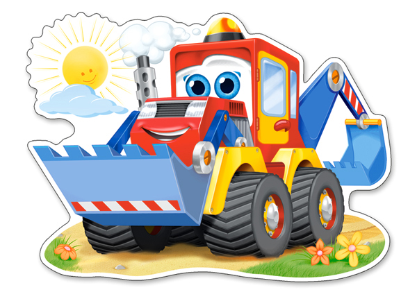 Funny Digger, 12-bitarspussel Maxi (B-120024)