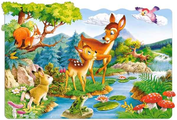 Little Deers, 20-bitarspussel Maxi (C-02177)