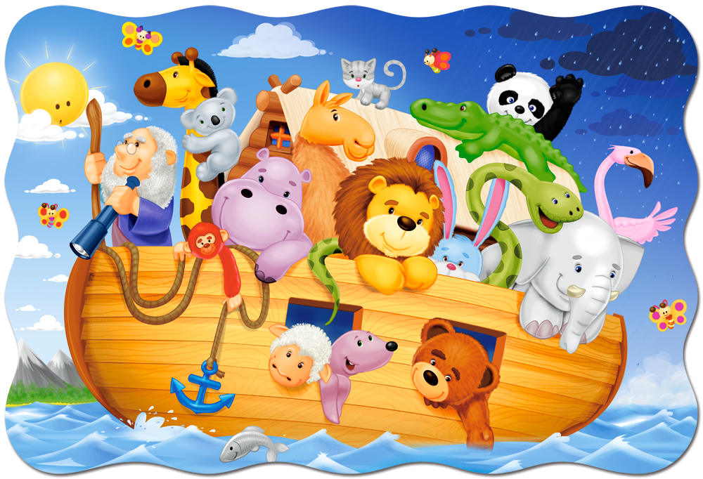 Noah´s Ark, 20-bitarspussel Maxi (C-02245)