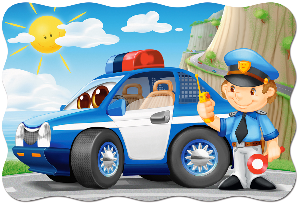 Police Patrol, 20-bitarspussel Maxi (C-02252)